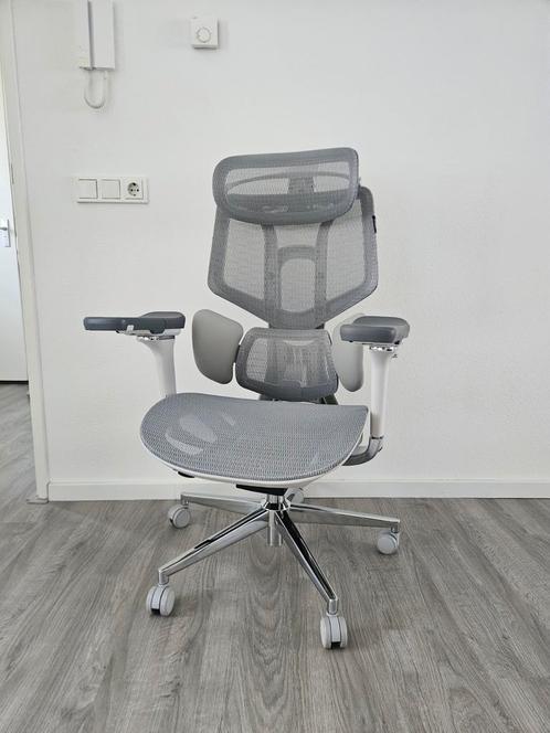 HBADA E3 Pro Ergonomische Bureaustoel - Zo goed als nieuw, Huis en Inrichting, Bureaustoelen, Zo goed als nieuw, Bureaustoel, Grijs