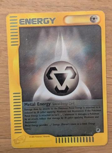 Pokémon Kaart - E card series Metal Energy beschikbaar voor biedingen