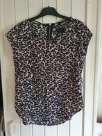 Panter luipaard print blouse top vero moda only maat 34 xs, Nieuw, Beige, Maat 34 (XS) of kleiner, Ophalen of Verzenden
