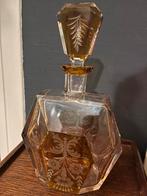 Art Deco Bohemian glas karaf, Ophalen