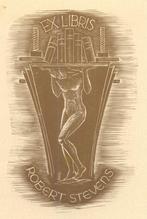 0628 Ex Libris Nederland : Harry Corvers, 1947, Antiek en Kunst, Kunst | Etsen en Gravures, Verzenden