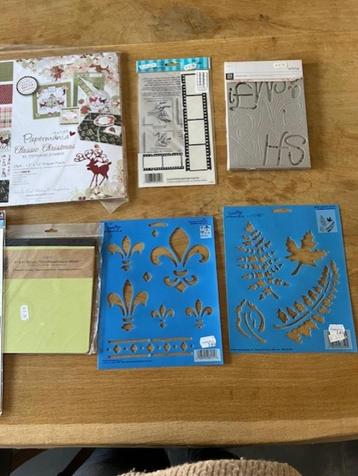 Diverse knutsel spullen en handlettering (nieuw) beschikbaar voor biedingen