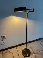 Staande lees lamp bronskleurig, Ophalen of Verzenden, Gebruikt, Metaal, 100 tot 150 cm