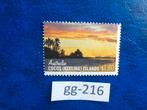 cocos island - zonsondergang 2012 (gg-216), Postzegels en Munten, Postzegels | Oceanië, Ophalen of Verzenden, Gestempeld
