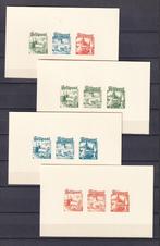 A109) Deens Legioen WO2 Duitse bez 4x proefdruk geen gar/gom, Postzegels en Munten, Postzegels | Europa | Duitsland, Ophalen of Verzenden