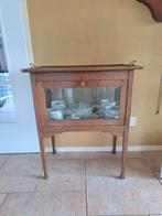 Theekastje  met afneembaar dienblad, Gebruikt, Eikenhout, Minder dan 100 cm, 25 tot 50 cm