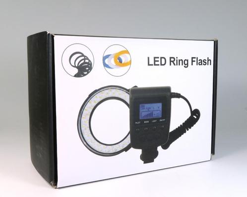 Ploture Led Ring Flash Light Macro Rringflitser LCD NEW!, Audio, Tv en Foto, Fotografie | Flitsers, Nieuw, Overige merken, Ophalen of Verzenden