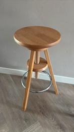 Mooie houten pianokruk / draaikruk, Huis en Inrichting, Barkrukken, 1 kruk, Ophalen, Gebruikt, 60 tot 90 cm