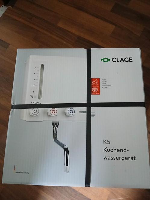 CLAGE K5 Kokendwaterapparaat - Nieuw in doos, Doe-het-zelf en Verbouw, Geisers en Boilers, Nieuw, Ophalen of Verzenden