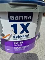 Gamma 1X Dekkende Muurverf Buiten - Winter Grey - 2,5L, Doe-het-zelf en Verbouw, Verf, Beits en Lak, Ophalen, Nieuw, Verf, Grijs