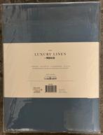 Nieuwe Luxury Linen Dekbedovertrek - 1 Persoons Blauw, Eenpersoons, Blauw, Dekbedovertrek, Nieuw