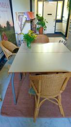 vergadertafels 2 stuks, Ophalen, Zie foto, Gebruikt, 100 tot 150 cm