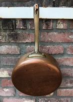 Vintage koperen sauteerpan vertind MADE IN FRANCE (K9), Overige materialen, Koekenpan of Braadpan, Gebruikt, Ophalen of Verzenden