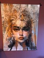 Zgan Stoffen muurdoek, schilderij 170 x 130 cm, Huis en Inrichting, Ophalen, 125 cm of meer, Zo goed als nieuw, Schilderij