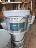 Drost DeveCryl Zijdeglans Verf - 10L, Doe-het-zelf en Verbouw, Verf, Beits en Lak, Ophalen, Wit, Nieuw, Verf