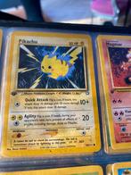 Pikachu 1st edition 70/111, Hobby en Vrije tijd, Verzamelkaartspellen | Pokémon, Ophalen of Verzenden, Zo goed als nieuw, Losse kaart