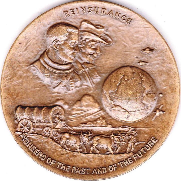 AMERIKAANSE WERKGEVERSVERZEKERING HERVERZEKERINGSBEDRIJF, Postzegels en Munten, Penningen en Medailles, Overige materialen, Verzenden