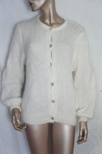 LA MAILLE PARISIENNE vest maat M MOHAIR, Ophalen of Verzenden, Zo goed als nieuw, Maat 38/40 (M), Wit