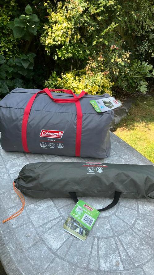 Coleman Cook 4 tunnel tent met luifel, Caravans en Kamperen, Tenten, tot en met 4, Zo goed als nieuw, Ophalen