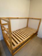 Ikea kura stapelbed half hoogslaper  90x200, Huis en Inrichting, Ophalen, 90 cm, Eenpersoons, Wit