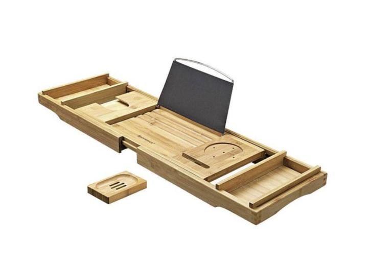 Badrek - 109x23x4,5 cm – Bruin, Huis en Inrichting, Badkamer | Badkamermeubels, Overige typen, Minder dan 100 cm, 25 tot 50 cm