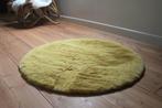 Heerlijk zacht rond vloerkleed Comfy Ø160 / Ø100 okergeel, Rond, Nieuw, Ophalen of Verzenden, Overige kleuren