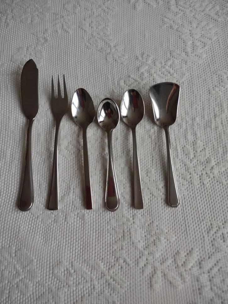 keltum diverse "losse" bestekdelen, Antiek en Kunst, Antiek | Bestek, Ophalen of Verzenden