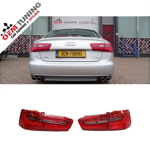 LED Dynamische Achterlichten Audi A6 C7 SEDAN 2011-11/2014, Auto diversen, Tuning en Styling, Ophalen of Verzenden