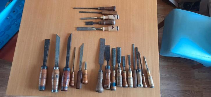 Antiek beitels, steek/hak/guts, Nooitgedagt, Ferdin, EA Berg, Doe-het-zelf en Verbouw, Gereedschap | Handgereedschap, Gebruikt