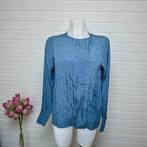 By-bar Blouse Maat S Blauw Retro Print Plooien Sjiek, Kleding | Dames, Blouses en Tunieken, By bar, Zo goed als nieuw, Maat 36 (S)