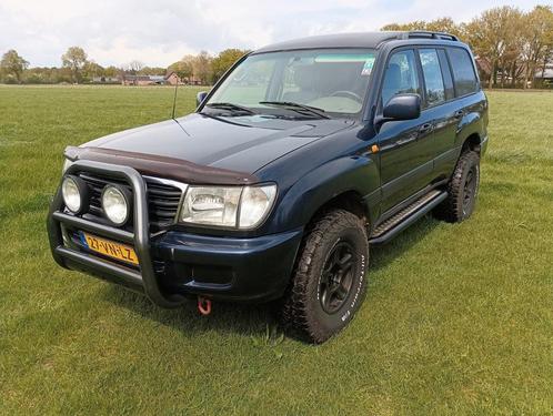 Toyota Landcruiser 100 4.2 TD HW AUT bj 2000, Auto's, Bestelauto's, Particulier, Diesel, Automaat, Origineel Nederlands, Blauw