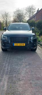 Audi Q5 2.0 Tfsi Quattro S-tronic 2009 Zwart, Auto's, Audi, Automaat, Zwart, Leder en Stof, Zwart