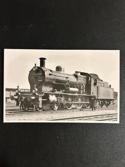 Fotokaart stoomlocomotief NS 3753, Verzamelen, Spoorwegen en Tramwegen, Gebruikt, Trein, Kaart of Prent, Ophalen of Verzenden