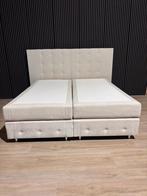 Perfect Boxspring Pullman 180x200, Beige, Tweepersoons, Ophalen of Verzenden, Zo goed als nieuw