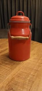 Melkkan , melkbus emaille, Antiek en Kunst, Ophalen of Verzenden