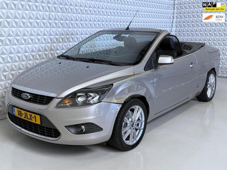 Ford Focus Coupé-Cabriolet 2.0 Titanium met vangrailschade!, Auto's, Ford, Bedrijf, Te koop, Focus, ABS, Airbags, Airconditioning