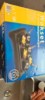 Wokset 6 pannen, Ophalen of Verzenden, Zo goed als nieuw, 4 t/m 7 personen