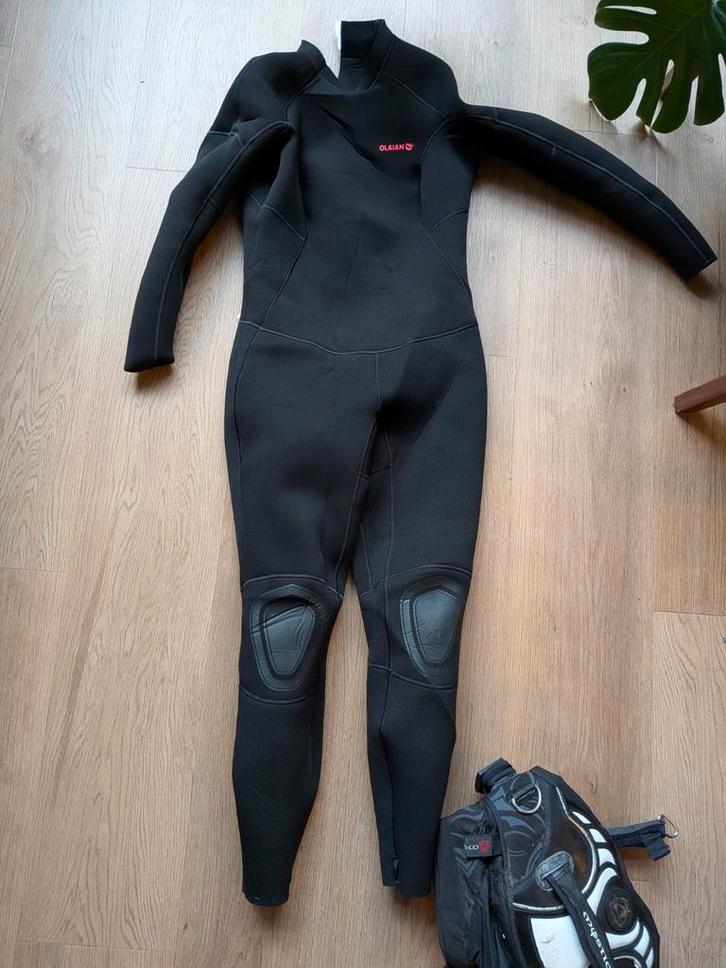 Dames Wetsuit Maat L - 4.3mm, 12-17 graden, Watersport en Boten, Duiken, Ophalen of Verzenden