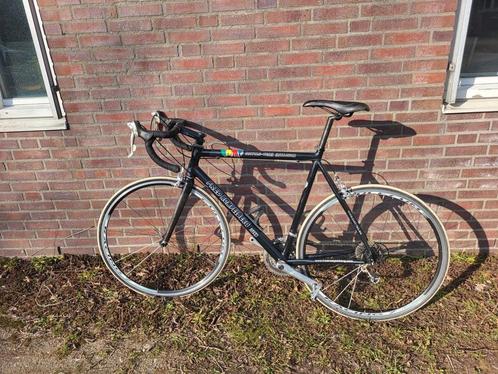 Racefiets Fred Rompelberg maat 59cm Ultegra 3x9 carbon, Fietsen en Brommers, Fietsen | Racefietsen, Zo goed als nieuw, Heren, Overige merken