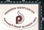 Sticker: Prinssen Sierpleister - Liessel (Wit), Overige typen, Ophalen of Verzenden, Zo goed als nieuw