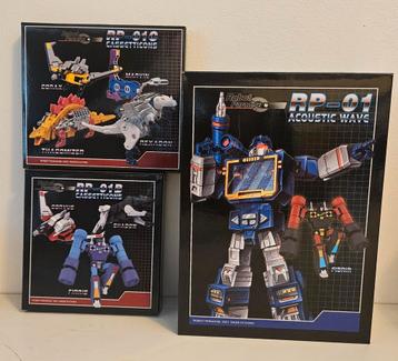 Transformers MP Soundwave/ Fans toys RP01 en Cassettes B&C beschikbaar voor biedingen