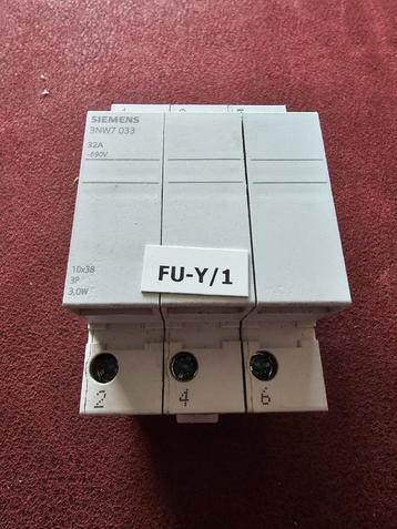 Siemens 3nw7 033 zekering houder met zekeringen beschikbaar voor biedingen