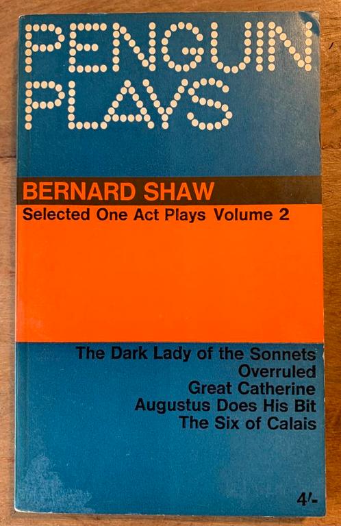 George Bernard Shaw - Selected One Act Plays Volume 2, Boeken, Kunst en Cultuur | Dans en Theater, Gelezen, Toneel, Ophalen of Verzenden