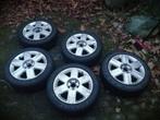 Velgen met all season banden, Auto-onderdelen, Banden en Velgen, Ophalen, Gebruikt, 15 inch, Banden en Velgen