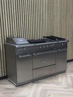 Luxe Lacanche 150cm Fornuis Inox Gas + Coup de feu, 60 cm of meer, Grill, Ophalen of Verzenden, Zo goed als nieuw