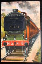 Leporello ansichtkaart Zeist, met stoomtrein, Verzamelen, Ansichtkaarten | Nederland, Ophalen of Verzenden, 1920 tot 1940, Ongelopen