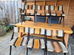 Stoelen; vintage/retro design - jaren 60/70, Huis en Inrichting, Stoelen, Hout, Gebruikt, Overige kleuren, Vijf, Zes of meer stoelen