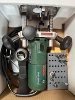 Bosch POF 500A Bovenfrees, Doe-het-zelf en Verbouw, Gereedschap | Freesmachines, Ophalen, Gebruikt, Bovenfrees, Bosch groen