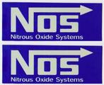 NOS, Nitrous Oxide Systems metallic sticker set #1