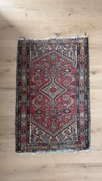 Vintage Perzisch Tapijt Vloerkleed 90x110 cm - Handgeknoopt, Antiek en Kunst, Ophalen